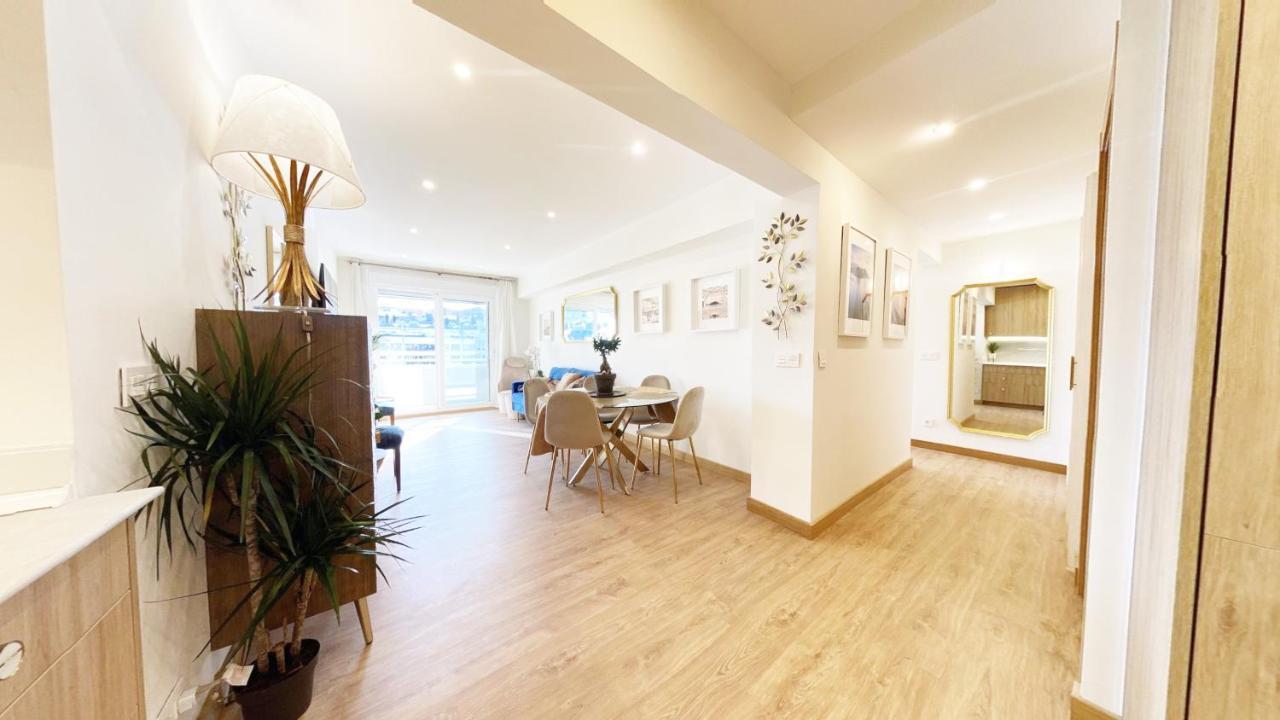 Paradise Luxurious Flat, Free Parking, 3 Double Rooms, Terrace, Jacuzzi, Fully Renovated 圣塞瓦斯蒂安 外观 照片
